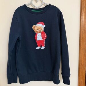 Cactus Boys Navy Sweatshirt with Festive Bear